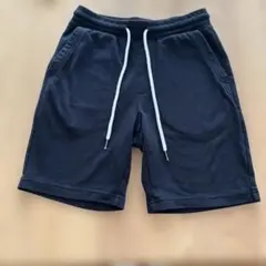 GU スウェットハーフパンツ ブラック　Sサイズ