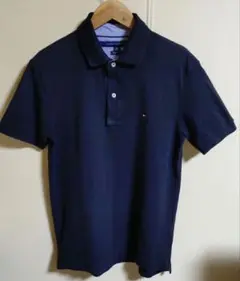 TOMMY HILFIGER ブラック ポロシャツ S/P