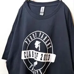 ギルダン プラウドペアレントグラジュエイトTシャツブラック黒XL古着