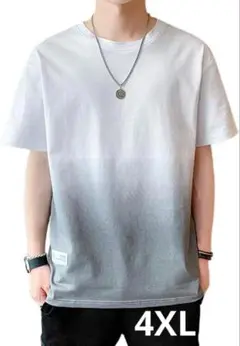 4XL Tシャツ メンズ 半袖 夏服 ビッグt カットソー カジュアル