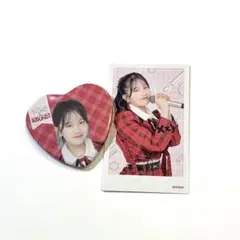 AKB48 正鋳真優 缶バッジ ポラショット 2点セット