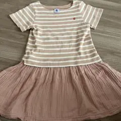 Petit bateau プチバトー ワンピース ピンク 6y 116cm
