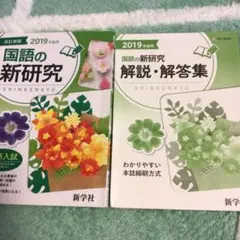 国語の新研究 2019年版 中学生