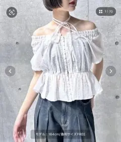 pageboy 2way オフショルブラウス　新品未使用タグ付き