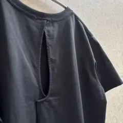【emmi】バックシャンロゴTシャツ ブラック　　ヨガウェアemmi yoga