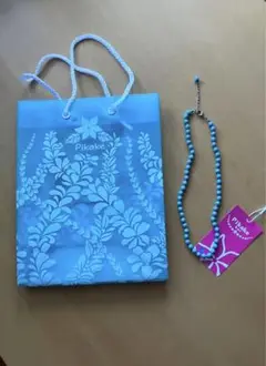 ◆HAWAIIAN pikake ネックレス ビニールトートバッグ付き