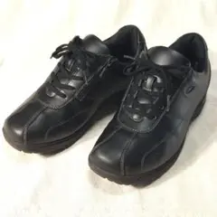 ヨネックス YONEX レザー スニーカー パワークッション 黒 24cm