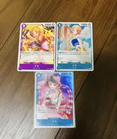ワンピースカード　ナミ　SR おまけつき