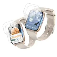 スマートウォッチ 1.85-2.0インチ 保護フィルム HD画面対応 4枚入り