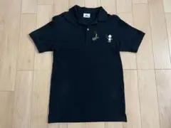 LACOSTE スヌーピー刺繍 ブラックポロシャツ サイズ2