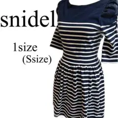 1枚だけでも可愛い【超美品】早い者勝ち!! snidel ボーダー ワンピース☆