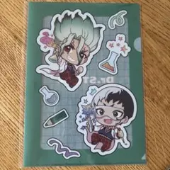dr.stone 科学部　キャラ福くじ　石神千空　あさぎりゲン　クリアファイル