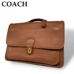 00s OLD COACH ブリーフケース ビジネスバッグ ターンロック