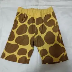 きりん　ハーフパンツ　尻尾付き　size95cm