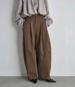 ツイルタックコクーンバレルパンツ