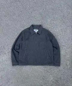 90s OLD NAVY ウールジャケット ブルゾン キルティング ドリズラー