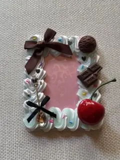 B8 硬質ケース ホイップデコ チョコミント さくらんぼ ① No.247