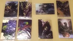 モンスターハンター 20th カードウエハース メタリックプラカード8枚セット