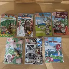 ⑯加トちゃん 山形 秋田 岩手 宮城 福島限定 根付け キーホルダー 7点