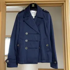 お値下げコーチショートコートネイビー美品