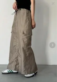 El mar　NEWナイロンカーゴロングスカート　CANAL JEAN