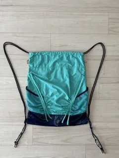 ターコイズ ナイロン　ナップサック