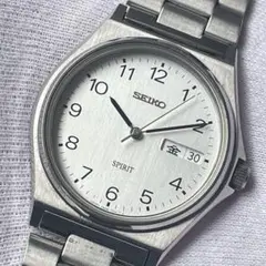 SEIKO SPRIT 7N48-7A00 稼働美品 Vintage Seiko Spirit 7N48 7A00 White Dial Men Quartz Watch