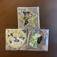 JOJOWORLD 空条徐倫 缶バッジ キーホルダー セット