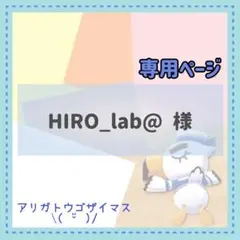 HIRO_lab@様 リクエスト 4点 まとめ商品