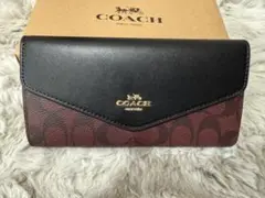 コーチ COACH エンベロープ ウォレット シグネチャー 新品未使用