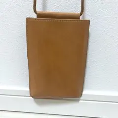 無印良品 イタリア産ヌメ革　ミニサコッシュ