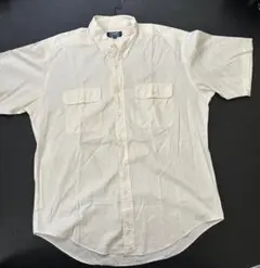 CHAPS ラルフローレン ボタンダウン シャツ XL ホワイト