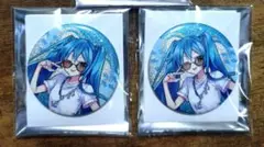 初音ミク 缶バッジ B マリン レトロ 神戸 マルイ ②