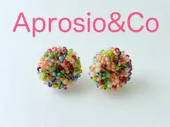 【新品同様】APROSIO & CO（アプロジオアンドコー）ピアス APROSIO & CO（アプロジオアンドコー）ピアス ピンク サイズ