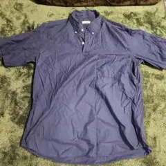 45rpm ネイビー 半袖シャツ　サイズ5　XL 5回程度使用