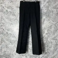 CELINE セリーヌ フィービー期 スラックス ワイドパンツ 総柄 フレア