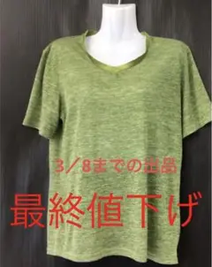 D660N レディース Tシャツ 緑 L GGD 6/14