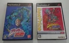 PS2ソフトジョジョの奇妙な冒険 ファントムブラッド / 黄金の旋風 2本セット