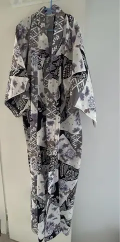 花柄ゆかた　身丈163cm