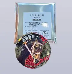 ステイゴールド　黄金旅程　缶バッジ