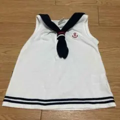 {8月末まで掲載} 水兵さんトップス★90㎝