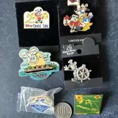 ディズニークルーズライン ピンバッジセット