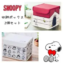【付録品】 スヌーピー 収納ボックス2個セット