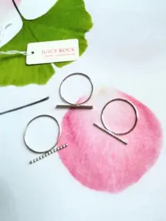JUICY ROCK シルバーミックス3リング