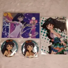 アイドルマスター　我那覇響　缶バッジ　ブロマイド　スターリットシーズン