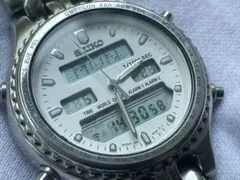 SEIKO WORLD TIME DIGI-ANA H021-8050 メンズ