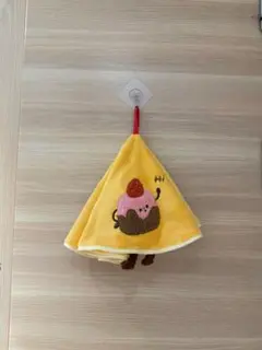 アイスクリームキャラクター ループ付タオル