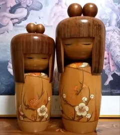 晃常こけし ペアセット 民藝研究作家 晃常作