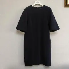 【美品】ユナイテッドアローズ　ネイビーワンピース　　懇談・参観等各種行事に