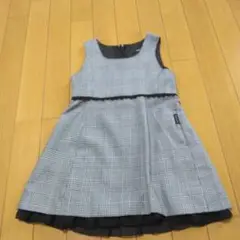 COMME CA ISM チェック柄 ワンピース 100A